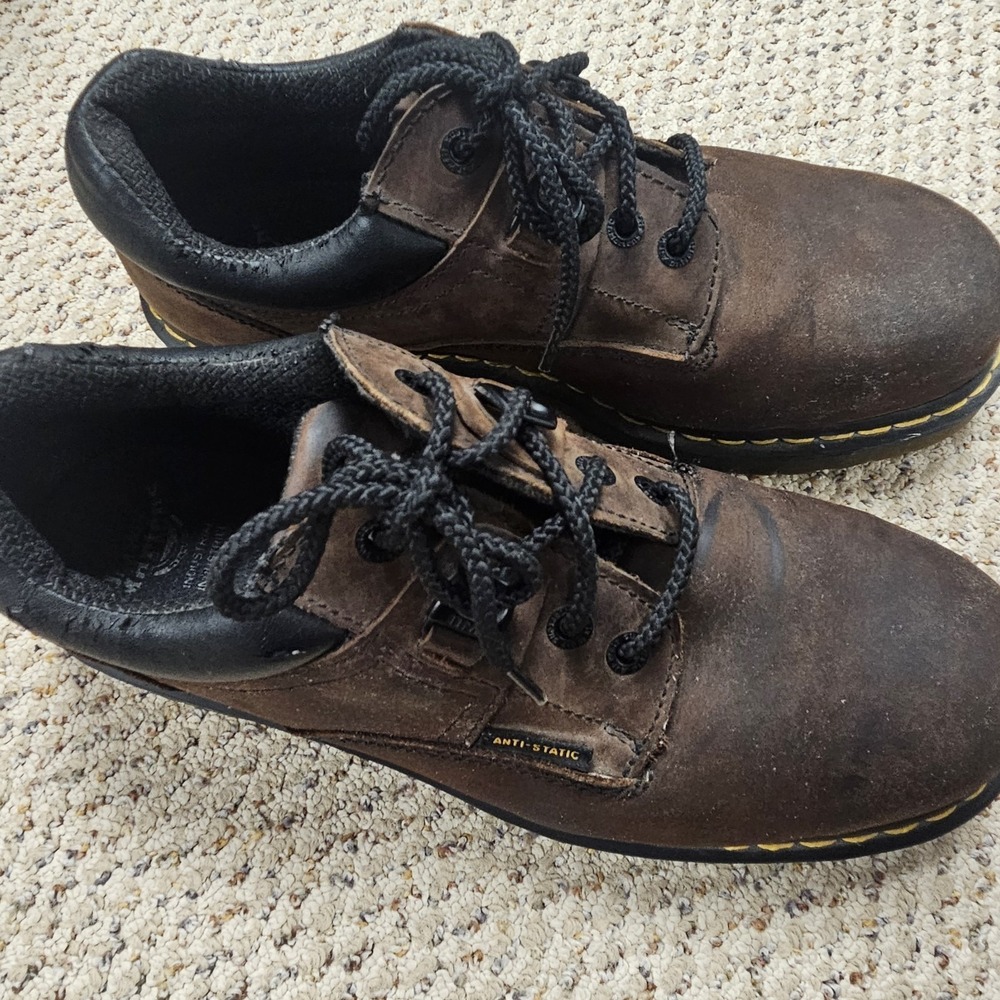 Dr Martens Industrial Steel Toe Shoes Slip Resistant  Men's 13 ASTM F2413-05‎